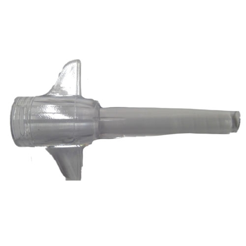 REDUCER SPOUT, DOUBLE STAGE 5/16-5/16-1/4" CLEAR (BAG)